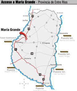 Mapa de María Grande
